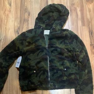 Camo Sherpa jacket